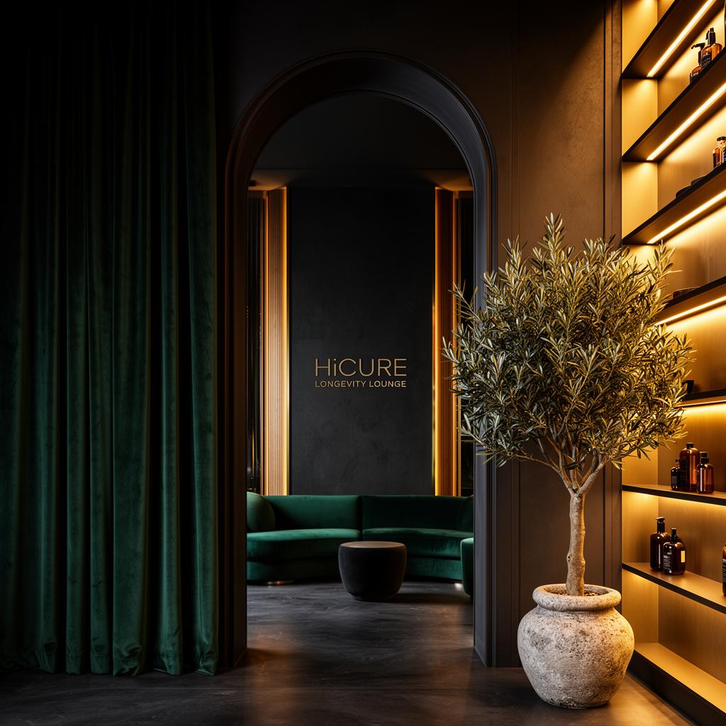 HiCure Longevity Lounge interior